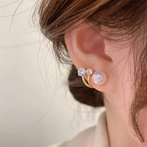 Moonlight Glow Faux Pearl Earring
